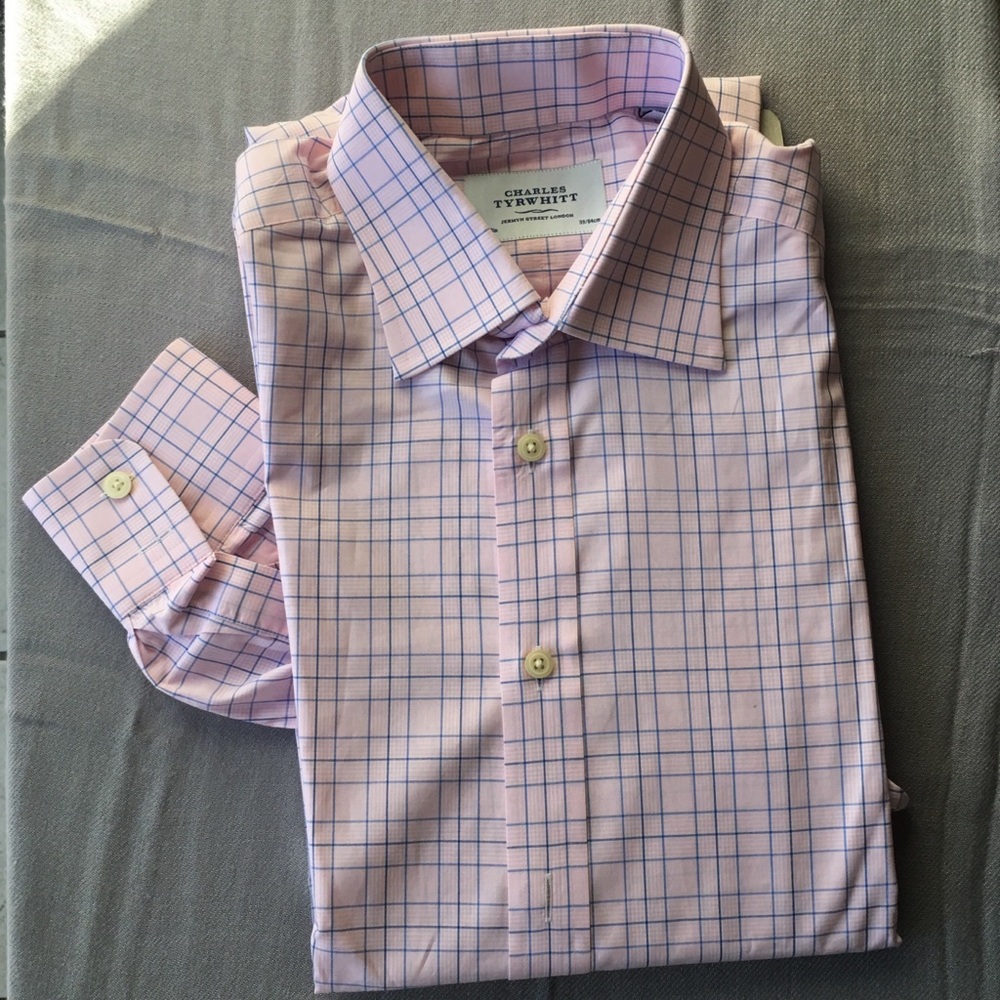 CHARLES TYRWHITT Dress Shirts 15 1/2 / 33In , New